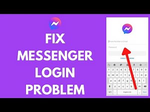 How to fix "Can't Login to Messenger"? Fix messenger login problem