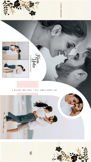 How To Create Pre-wedding Album Design in Photoshop Cc.#viral #album #trending