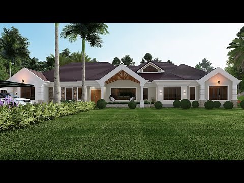 STUNNING 5-Bedroom House Design | House Plan | Private Lounge & Attic Included! 🏡🏡