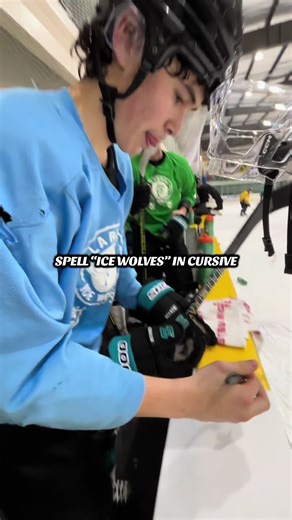 The effort did not go unnoticed & we appreciate the attempt… #sjhl #icewolves #saskatchewan