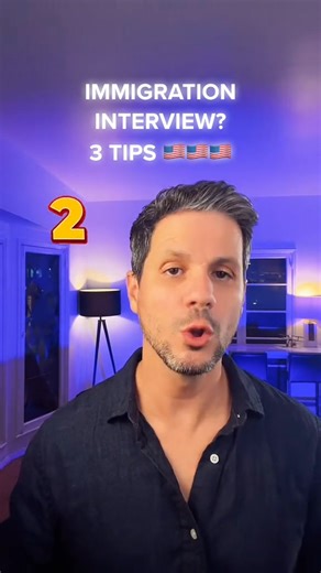 🇺🇸✈️ Visa or Immigration interview? #immigration #immigrationlawyer #immigrant #consulate #airport | Immigration TV