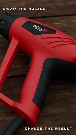 Discover the POWER of iBELL HG20-82 Heat Gun for DIY & Pro Use | Multipurpose Hot Air Gun