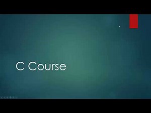C Course : Introduction