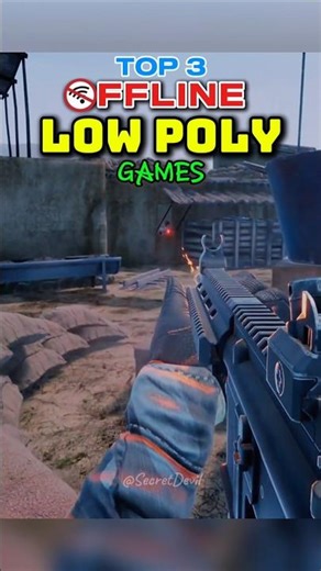 TOP 3 Best LOW POLY Games for Android & iOS 2026!(OFFLINE)