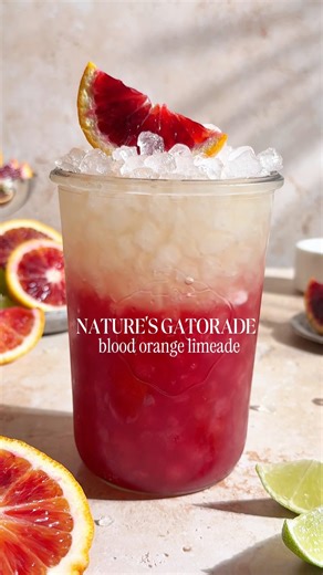 Nature’s Gatorade Blood Orange Limeade