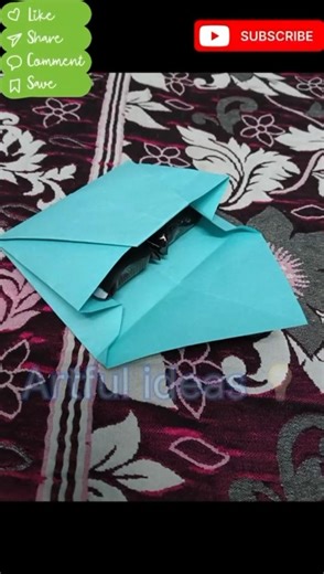 diy paper bag for gift #ytshorts#easy#craft#beautiful#papercraft#amazing#new#bag#gift#trending#bts