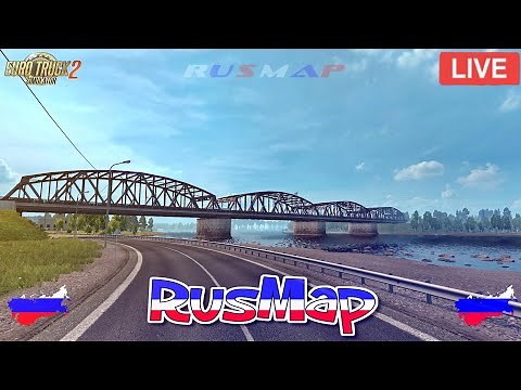 Euro Truck Simulator 2 | Exploring Russia with RusMap | Live Gameplay @Mandeep_Live