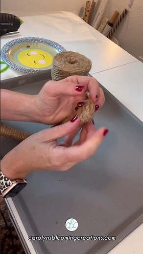 How To Make Rope Covered Hooks for Blanket Ladder