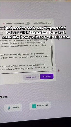 This ai text humanizer is super effective! ✍️