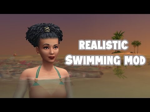 REALISTIC SWIMMING MOD! | The Sims 4 | (Small Mods and Mod Updates #1)