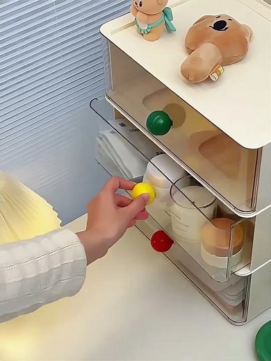 引き出し式 デスク収納ケース 透明 大容量｜小物・コスメ整理 #デスク収納 #収納ケース