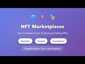 NFT Marketplaces: OpenSea vs Rarible vs Foundation - Complete Beginner's Guide