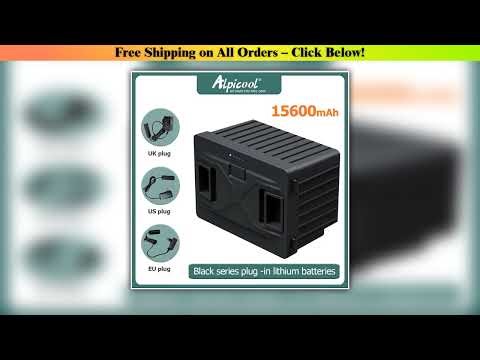 Alpicool car home refrigerator battery with built-in plug and play lithium battery 15600mAh power