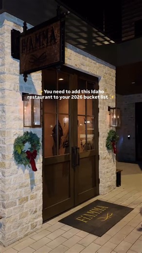 You need to add this Idaho restaurant to your 2026 bucket list! ✨ 📍 @fiamma_sunvalley in Sun Valley, Idaho If you’re planning a trip to Sun Valley, this is one dinner you should plan your night around. Fiamma is cozy, elevated and built around wood-fire cooking and handmade pasta. They even have a temperature controlled room in the basement where they make their own pasta!! The restaurant was created by @chef_rescigno and @kinsey.noel, chefs you may recognize from Food Network, who brought big-