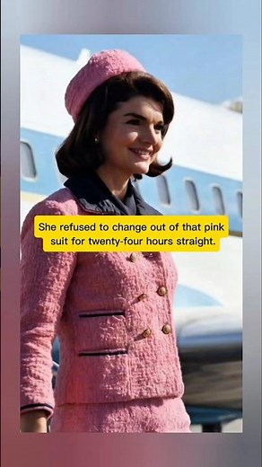 Jackie Kennedy Pink Suit Mystery: 1963 History Explained 🧥 #history #art