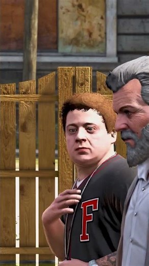 Micheal Shows His Car to Jimmy #shorts #shortsfeed #trendingshorts #gta #gta5 #gtav #gta5shorts