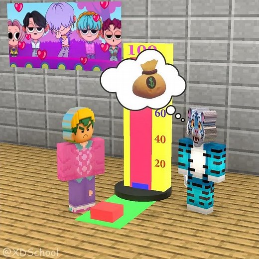 Jinu Roblox Chubby and Abby Roblox laugh at B. Saja and the ending!