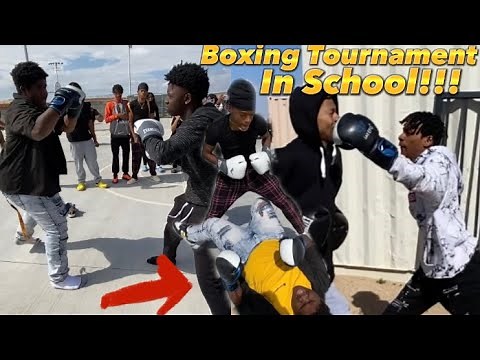 Boxing Tournament in School!!!! HE GOT KNOCKED OUT