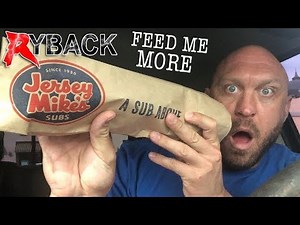 Jersey Mike's 14 Inch Sub Sandwich Mukbang Food Challenge - Ryback TV