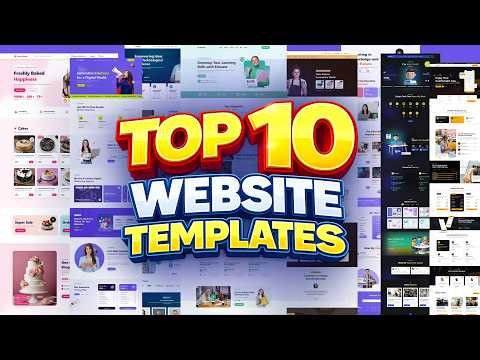 10 Best Modern Website Templates Download Free | Flexbox Website Templates 2026 | Online Projects