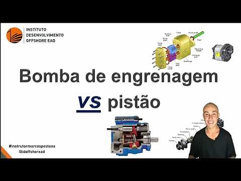 Qual diferença entre a bomba de engrenagem e pistão?