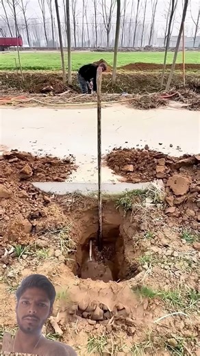 No-Dig Wet Drilling Process for Underground Pipeline on Village Concrete Road