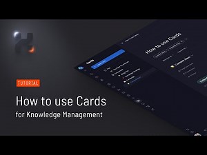 How to use Cards for knowledge management | Huly Tutorials
