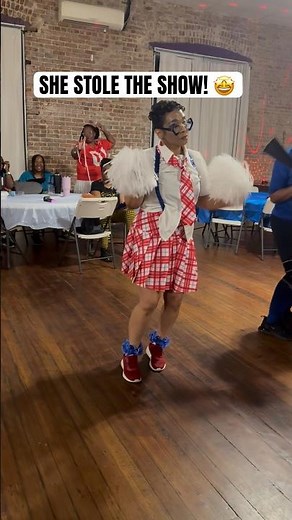 She STOLE the Show! 🤩 Ms. Racket Brought Pom-Poms & Energy to the Dance Floor! #fyp