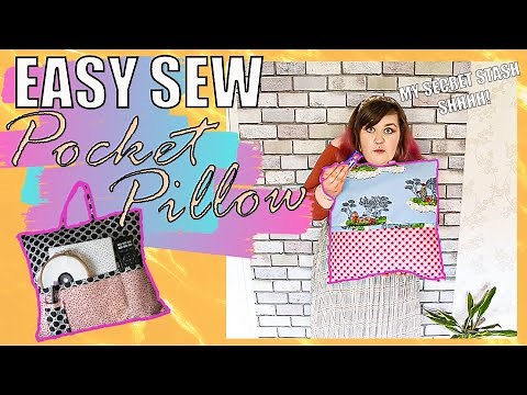 EASY POCKET PILLOWCASE TUTORIAL | Learn to Sew EASY Pillow Cases!