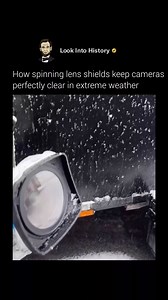 Spinning lens shields almost look like sci-fi when you watch them work. A tiny high-speed disc rotates in front of the camera, throwing off rain, mud, snow, and whatever else tries to stick. No wipers, no coatings—just pure rotation keeping the glass crystal clear. ⚙️🌧️ This simple bit of engineering is so reliable that racers, rescue teams, and outdoor crews trust it even in the nastiest conditions. It literally never blinks, no matter what hits it. 👁️ Via: @fookuspookusgrip - #engineeringmag