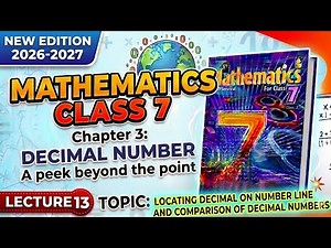 New RS Aggarwal math 2026 -27 chapter 3 lecture 13 locating of decimal number on number line
