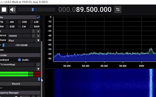 SDR++介绍视频（一款新出的SDR软件）
