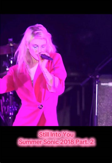 Paramore's Still Into You Live at Summer Sonic 2018