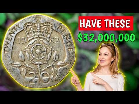 5 Most Rare UK 20 Pence Coins Featuring Queen Elizabeth II – Hidden Errors Worth a Fortune!