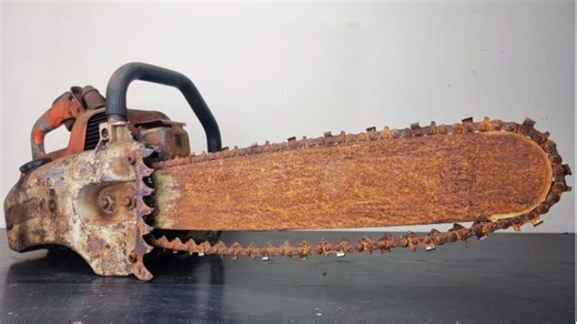 251K views · 4.1K reactions | Complete restoration of an old rusty Stihl chainsaw | Restoration Tools | Facebook