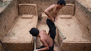 30K views · 2.3K reactions | Build Underground Swimming Pool Around The Most Beautiful Underground House Villa | Survival Builder Viral | Facebook