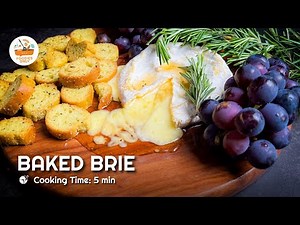 Baked Brie with Honey | Perfect Brie Cheese Appetizer | Foodies Only