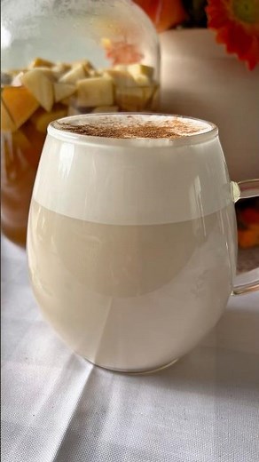 apple vanilla chai latte 🫖🍎🍂🤍🌾