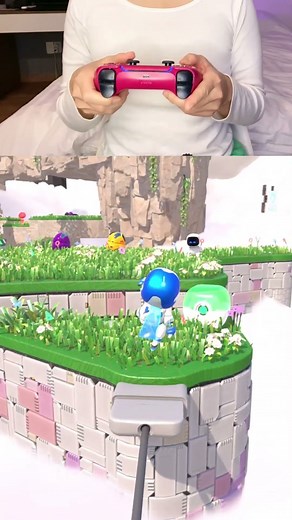 Astro's Playroom at Memory Meadow #asmr #gameplay #gaming #ps5 #relaxing #oddlysatisfying