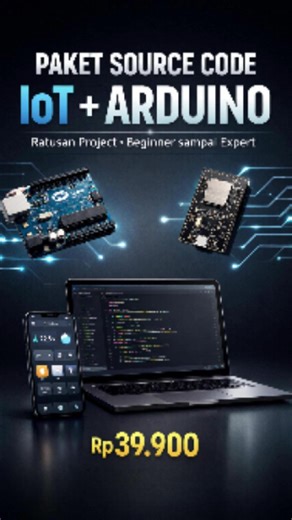 Masih mentok coding untuk buat project arduino sini kita bantu, klik BIO kita .. link : https://lynk.id/arkan3dstudio/b41DyAv #fypシ #internetofthings #arduino #jasapembuatanalat #iot