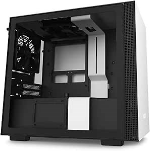 NZXT H210 - Mini-ITX PC Gaming Case - Tempered Glass - Enhanced Cable Management - Water Cooling Ready - Matte White