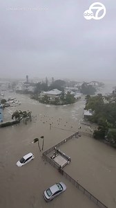 279K views · 7.3K reactions | #HurricaneIan: Video from Fort Myers, Florida shows the effects of the storm surge ahead of Hurricane Ian's landfall with cars and buildings flooded by several feet of water. ️️ https://abc7.la/3DZOS0J | ABC7 | Facebook