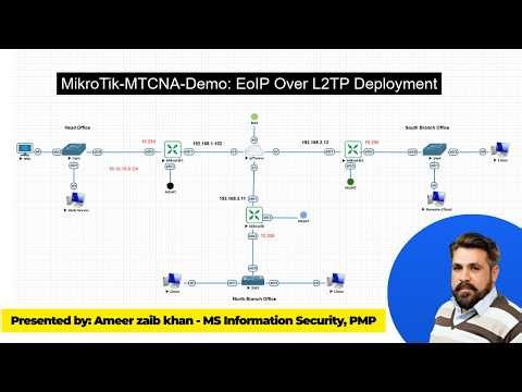 Lecture 47 | How to Deploy EoIP over L2TP on MikroTik | Secure Layer-2 VPN (RouterOS v7)