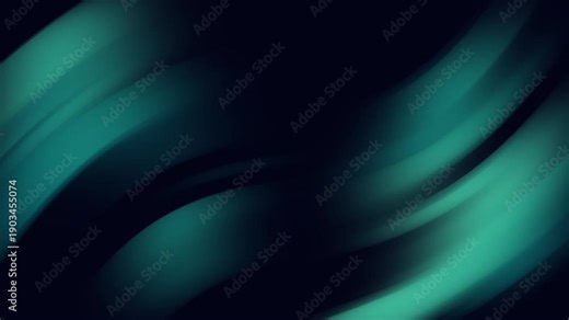 Modern Abstract Teal Motion Background with Smooth, Flowing Lines, a Seamless Loop in Crisp 4K UHD