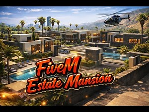 Fivem Estate Mansion _ MLO/YMAP Customize Gang Mansion _ Beautiful Interior