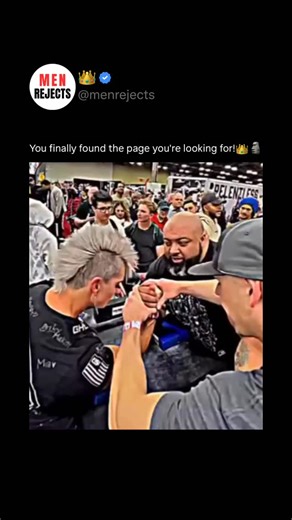 Men Rejects Women | A strong woman sits confidently at the arm wrestling table across from a man. Her arms are toned, her posture steady, and the crowd expects... | Instagram