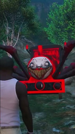 Evil Thomas Train VS Franklin & Avengers GTA 5 | GTA5 Avengers #gta5 #gta5avenger #choochoocharles