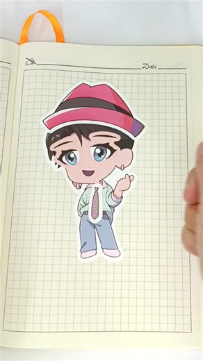 Cute Chibi Anime Sticker Art! ✨💖 #stickers #diy #diycrafts