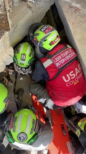 ¡Moises fue rescatado con vida y está a salvo! Con profundo orgullo informamos que el equipo USAR