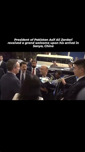 President of Pakistan, Asif Ali Zardari, has arrived in Sanya, Hainan Province,